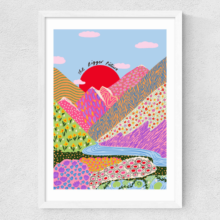 Bigger Picture Medium White Frame