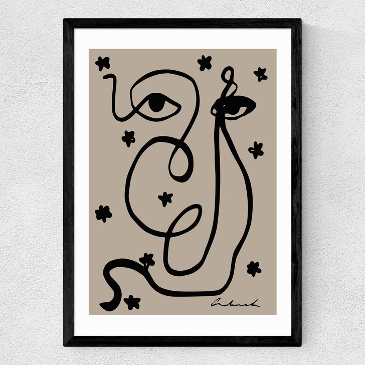 Abstract by Hali Igwelaezoh Medium Black Frame Abstract by Hali Igwelaezoh Medium Black Frame