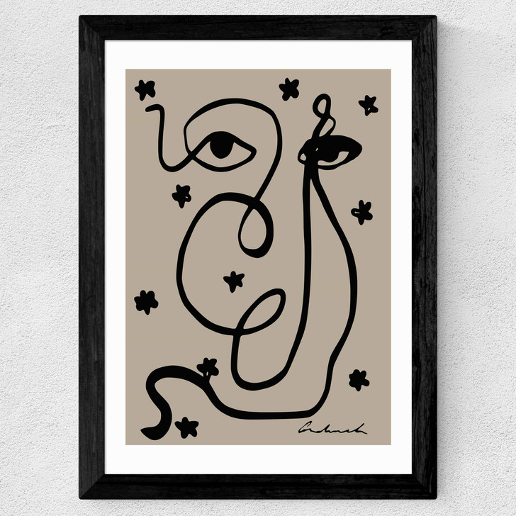 Abstract by Hali Igwelaezoh Wide Black Frame Abstract by Hali Igwelaezoh Wide Black Frame