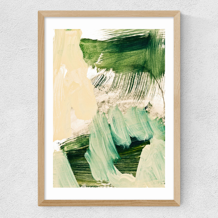 Minimalist Painting IX Medium Oak Frame Minimalist Painting IX Medium Oak Frame