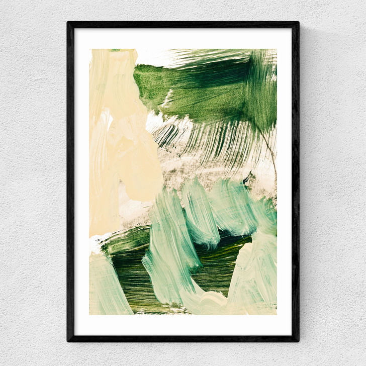 Minimalist Painting IX Narrow Black Frame