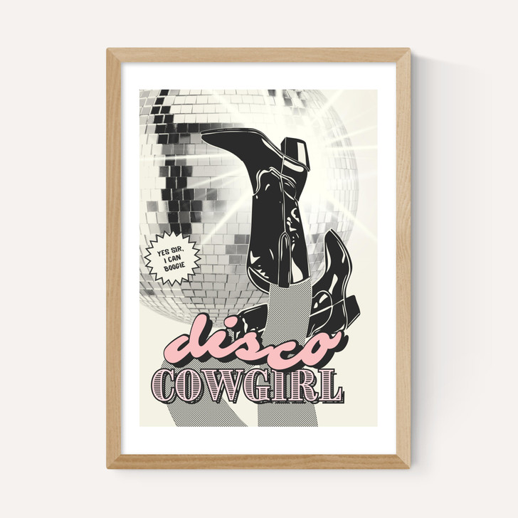 Retro Disco Cowgirl
