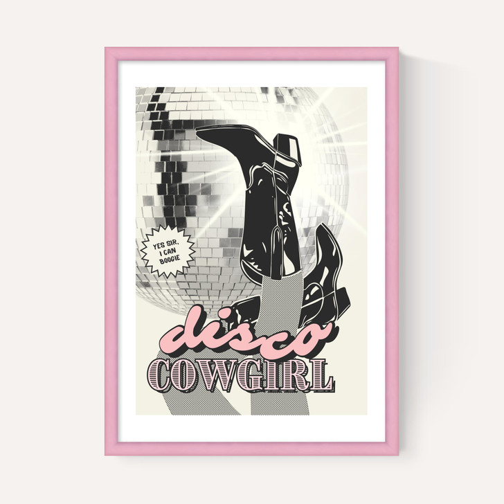 Retro Disco Cowgirl