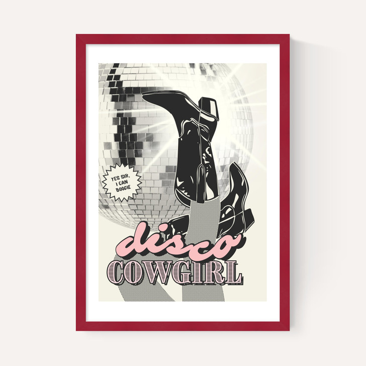 Retro Disco Cowgirl