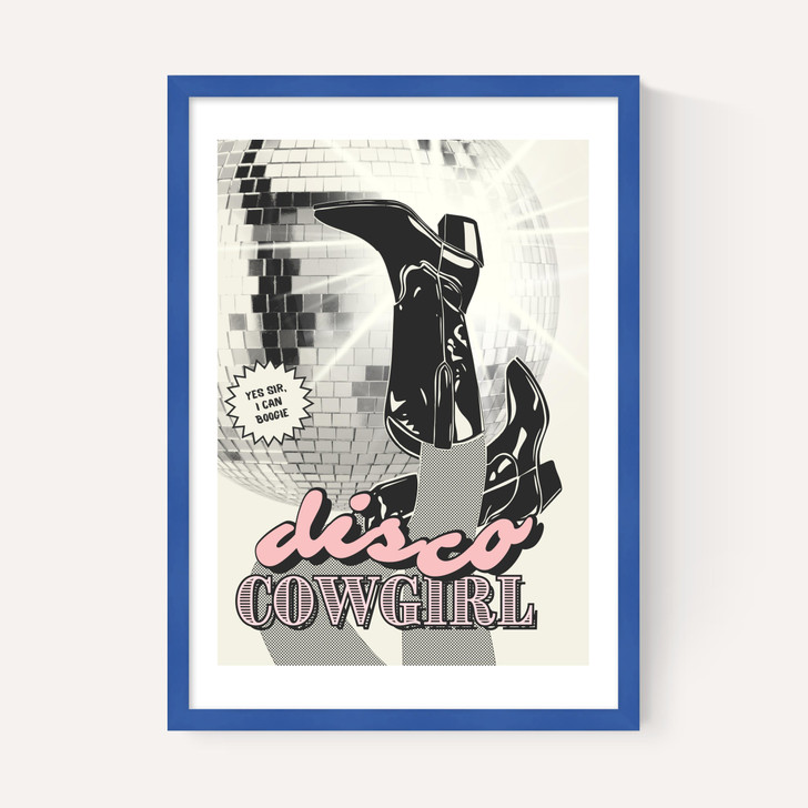 Retro Disco Cowgirl