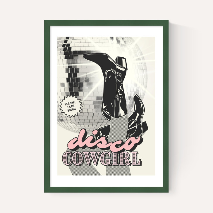 Retro Disco Cowgirl