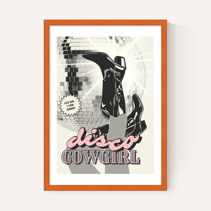 Retro Disco Cowgirl
