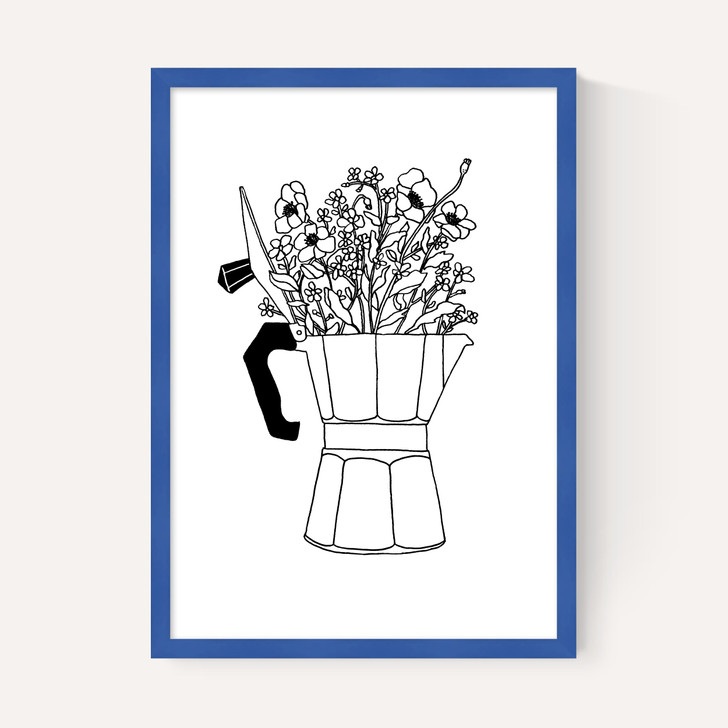 Moka Flowers Print