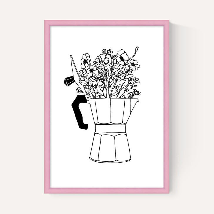 Moka Flowers Print