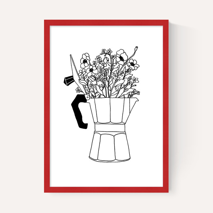 Moka Flowers Print
