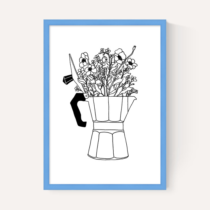 Moka Flowers Print