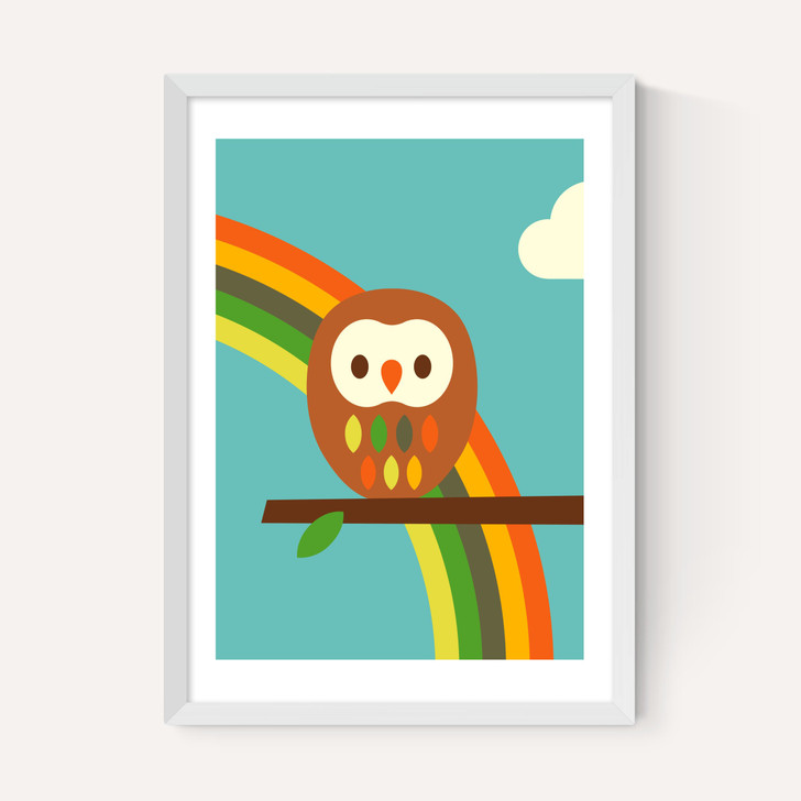 Dicky Bird - Owl and Rainbow