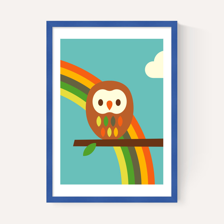 Dicky Bird - Owl and Rainbow