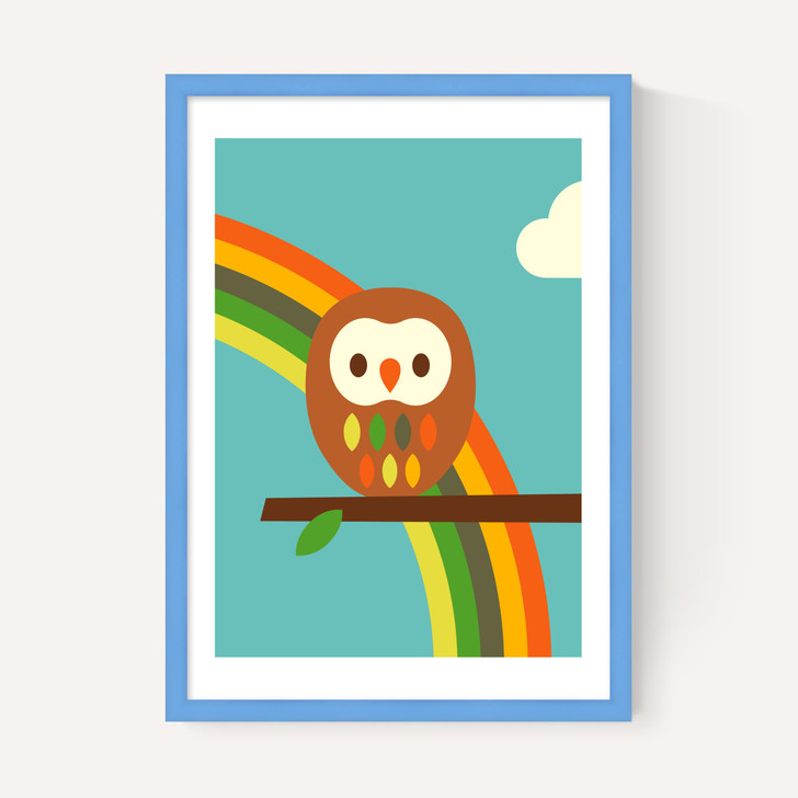 Dicky Bird - Owl and Rainbow