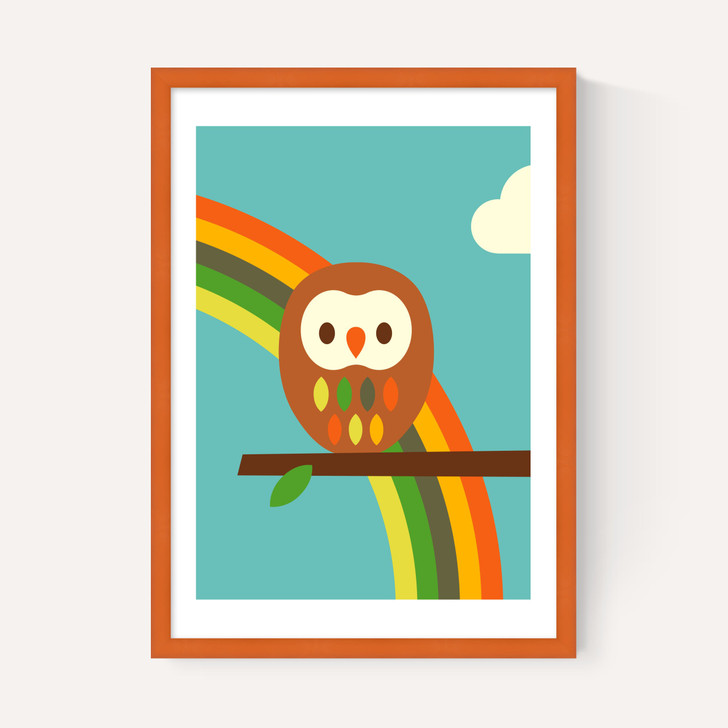 Dicky Bird - Owl and Rainbow