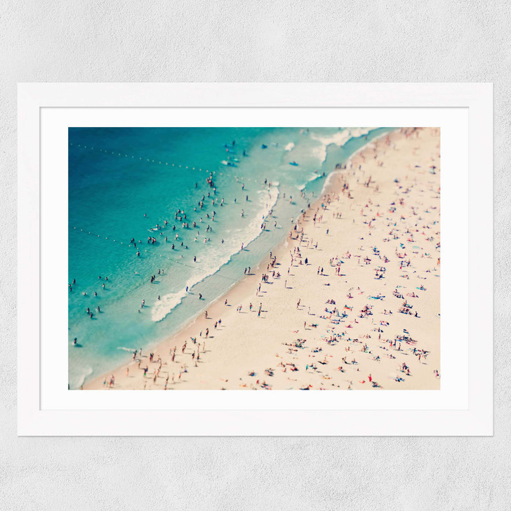 Beach Love V Wide White Frame Beach Love V Wide White Frame