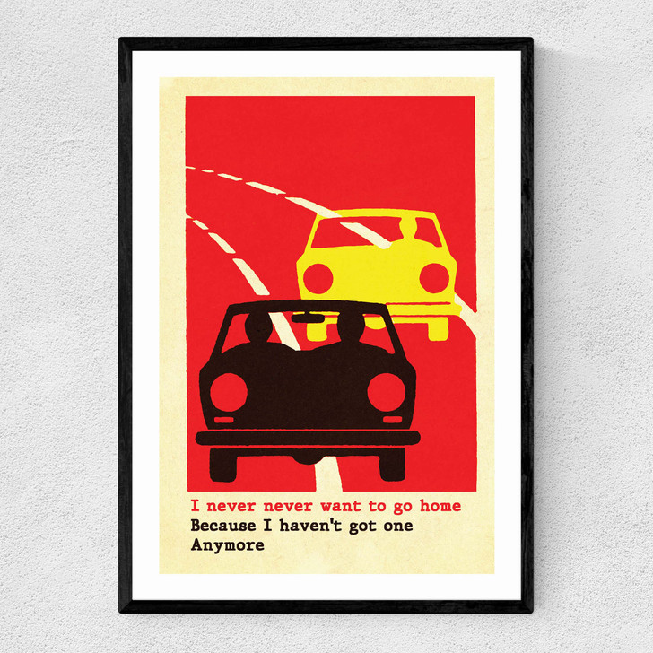 There is a Light Narrow Black Frame
