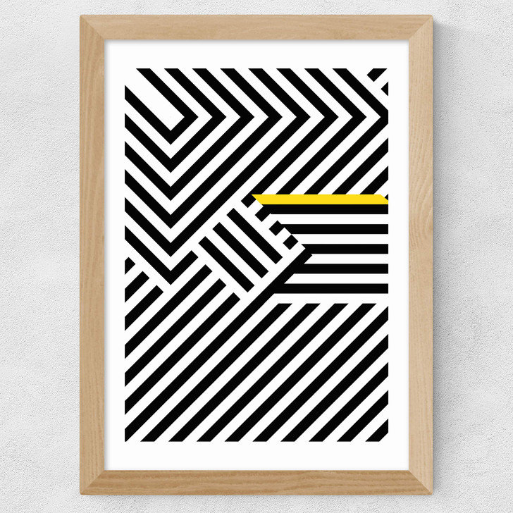 The Trap Wide Oak Frame The Trap Wide Oak Frame