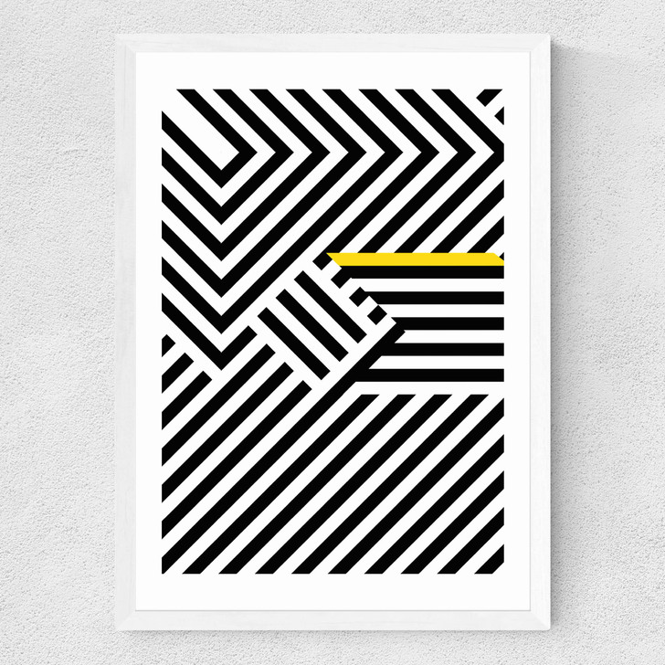 The Trap Medium White Frame