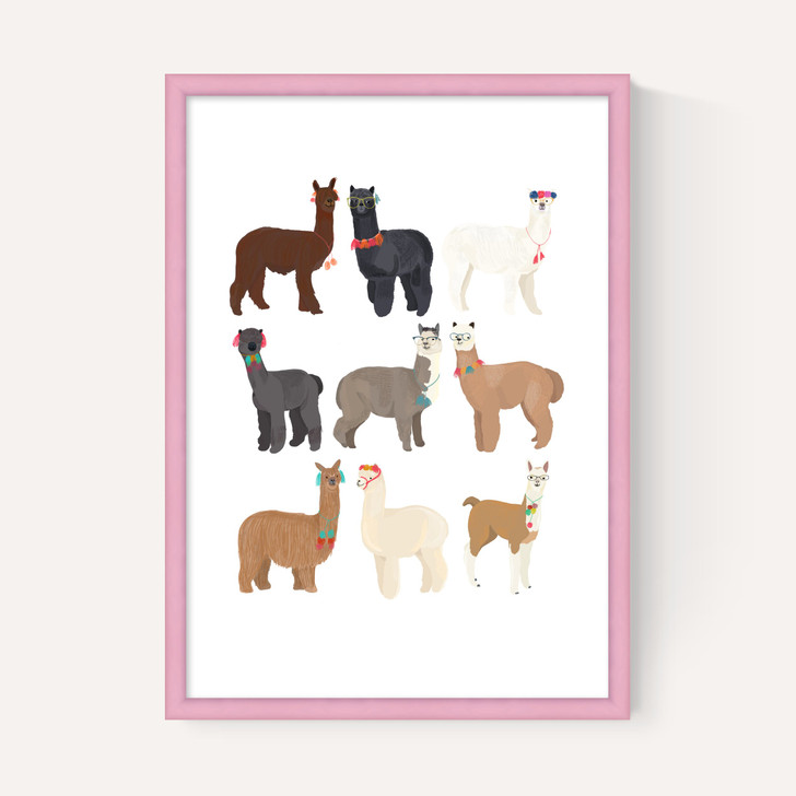 Standing Lamas in Glasses