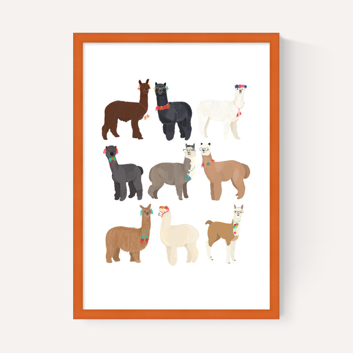Standing Lamas in Glasses