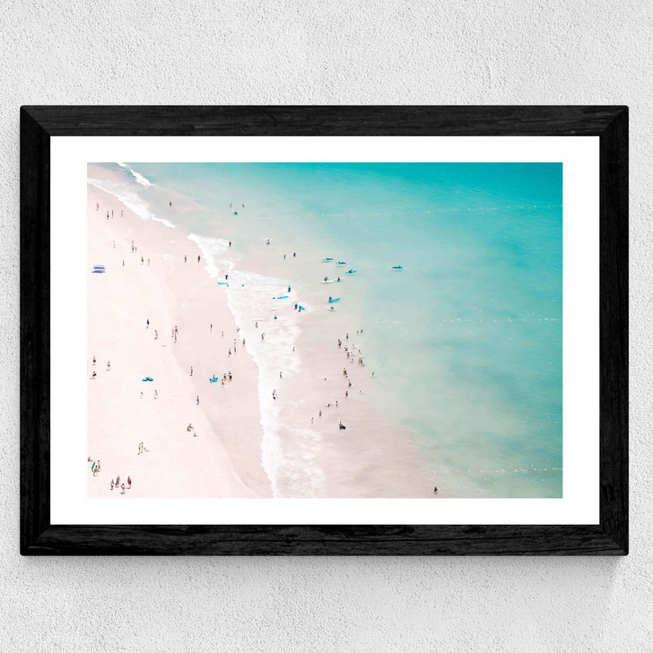 Beach Summer Lover II Wide Black Frame Beach Summer Lover II Wide Black Frame