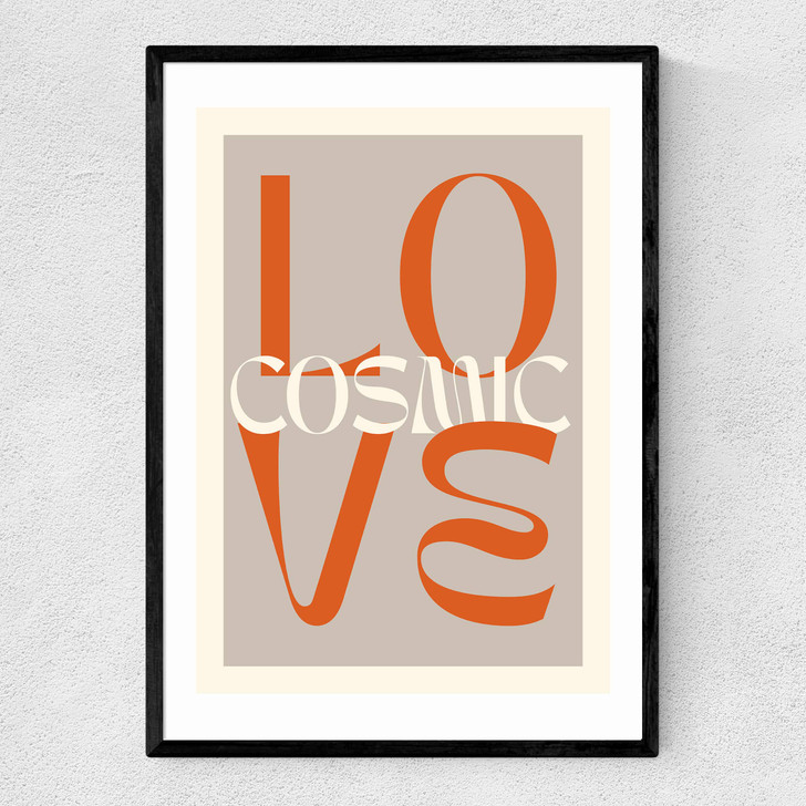 Cosmic Love Narrow Black Frame