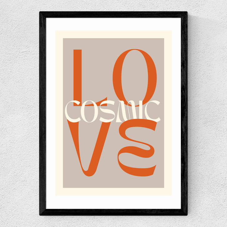 Cosmic Love Medium Black Frame