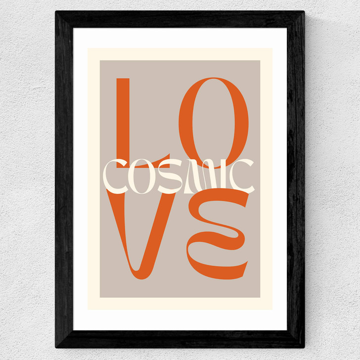 Cosmic Love Wide Black Frame
