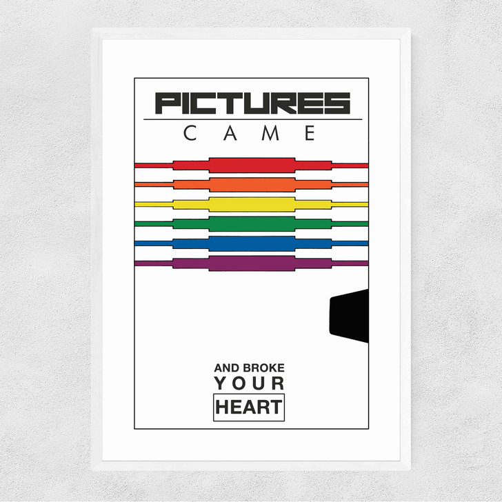 Video Killed Radio Star Narrow White Frame Video Killed Radio Star Narrow White Frame