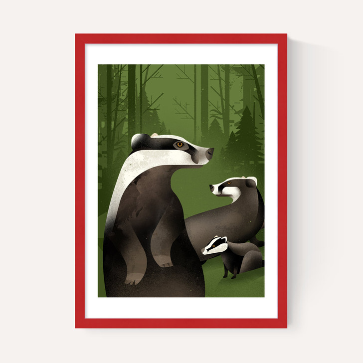 Badgers by Dieter Braun