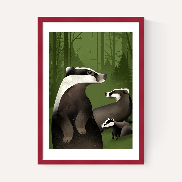 Badgers by Dieter Braun