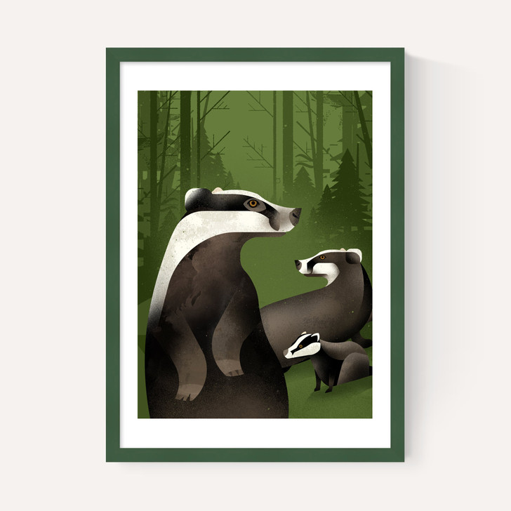Badgers by Dieter Braun