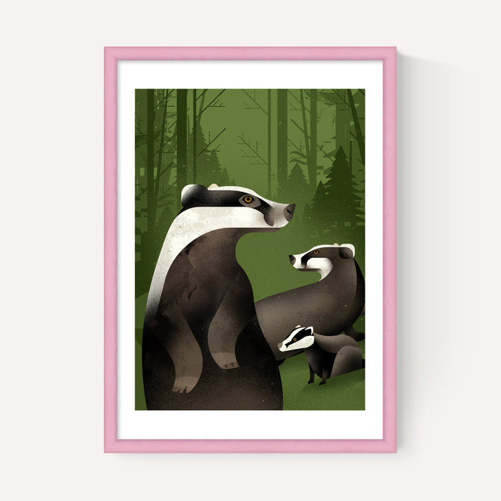 Badgers by Dieter Braun