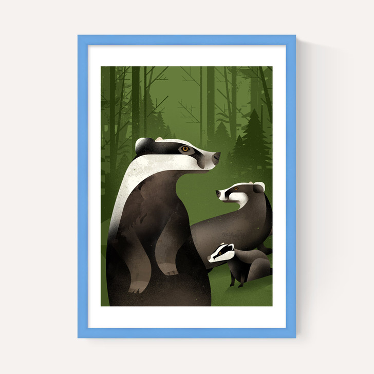Badgers by Dieter Braun