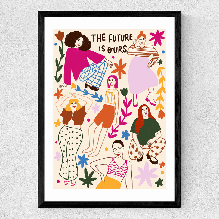 The Future Is Ours Medium Black Frame The Future Is Ours Medium Black Frame