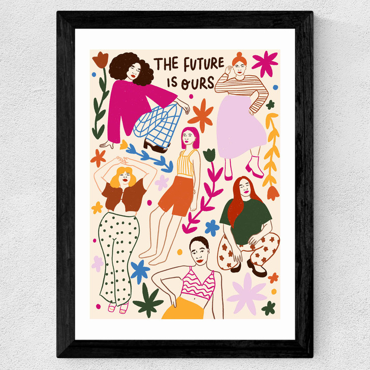 The Future Is Ours Wide Black Frame The Future Is Ours Wide Black Frame