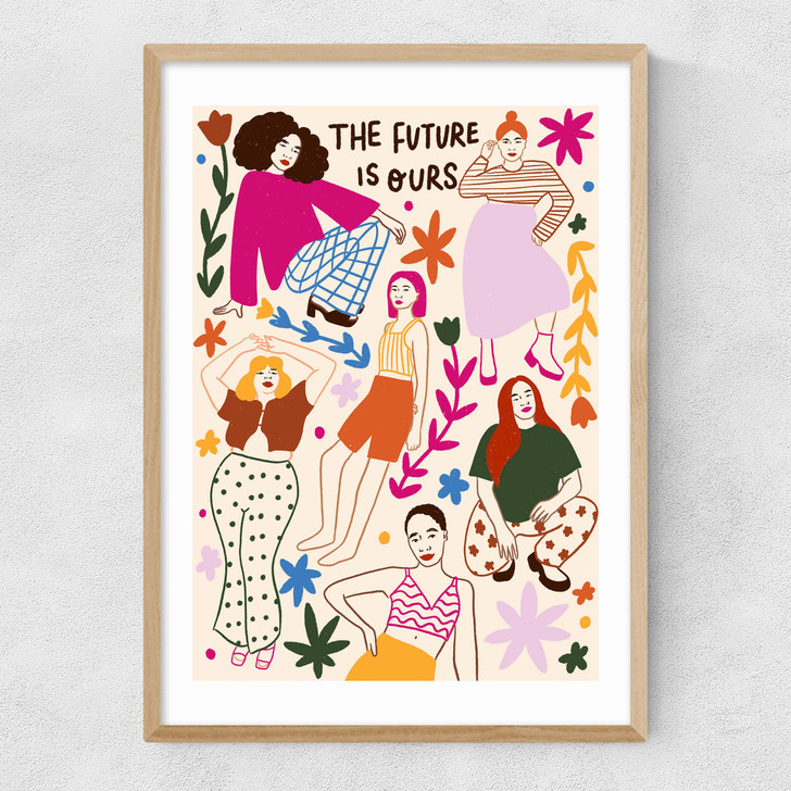 The Future Is Ours Narrow Oak Frame The Future Is Ours Narrow Oak Frame