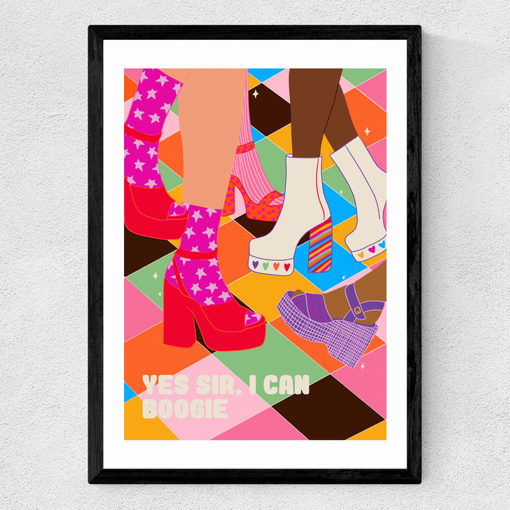 Boogie Dancefloor Medium Black Frame Boogie Dancefloor Medium Black Frame