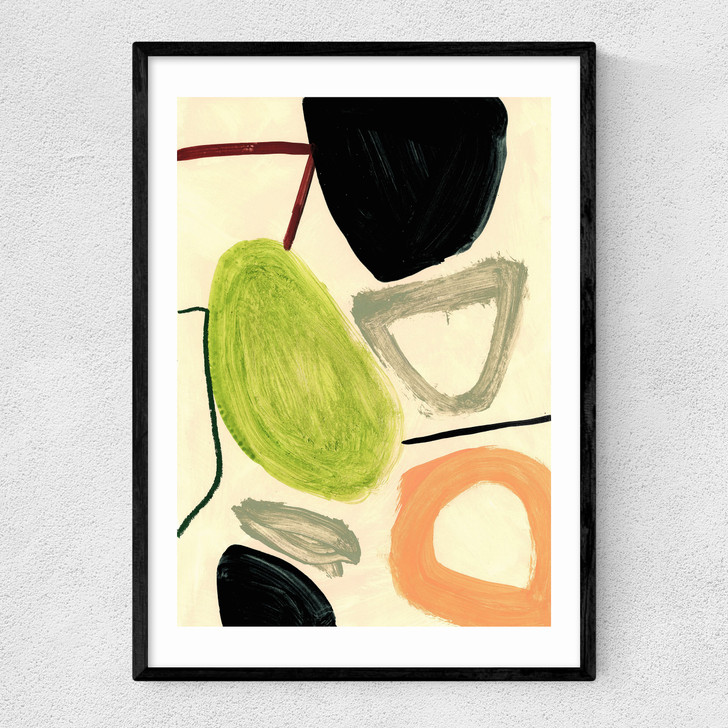 Colour & Shape IV Narrow Black Frame