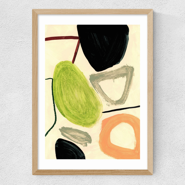 Colour & Shape IV Medium Oak Frame