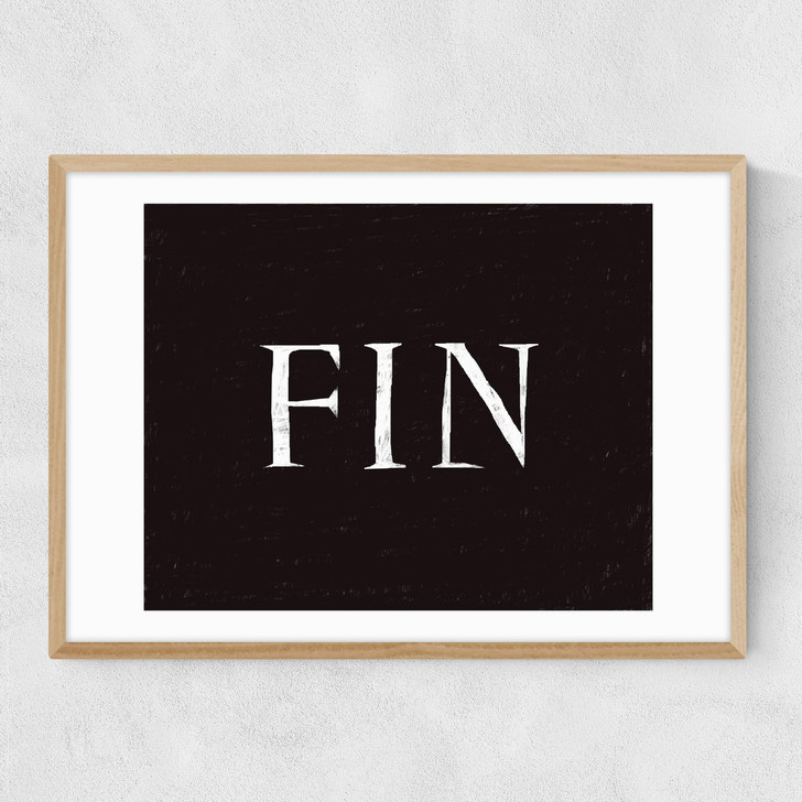 Fin Narrow Oak Frame