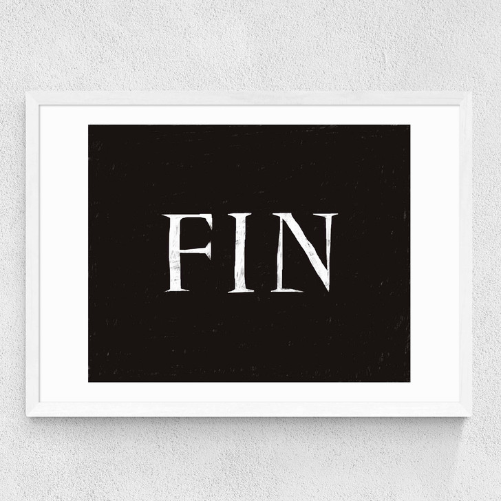 Fin Medium White Frame