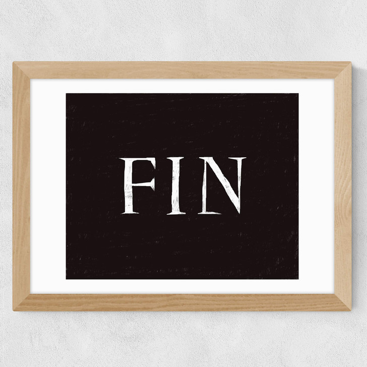 Fin Wide Oak Frame