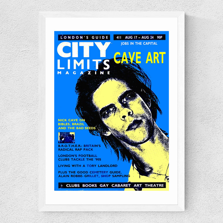 Cave Medium White Frame Cave Medium White Frame