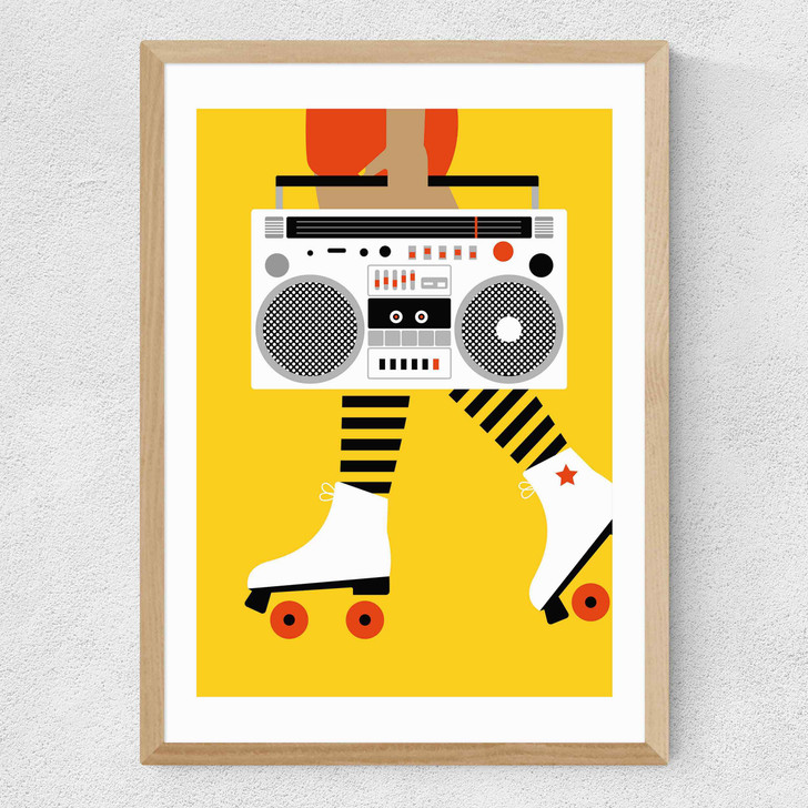 Roller Boots Medium Oak Frame Roller Boots Medium Oak Frame