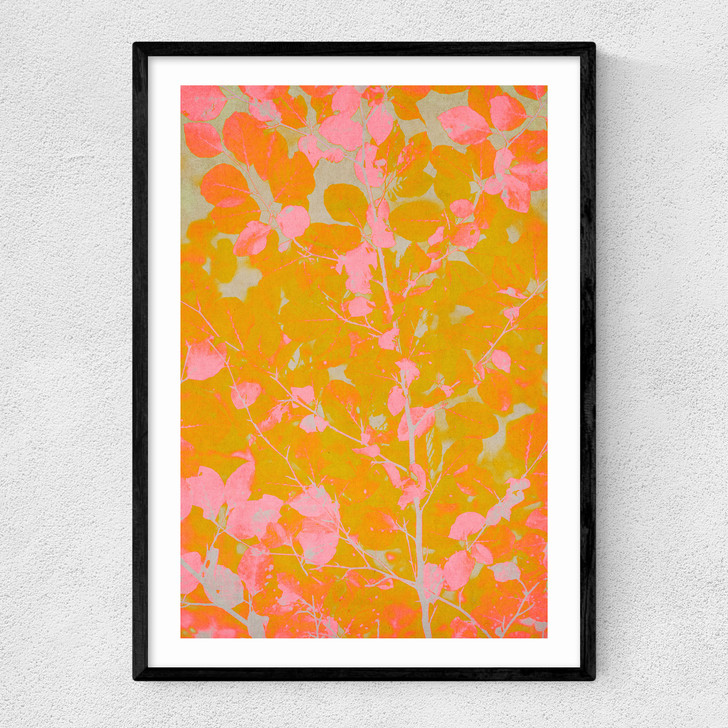 Colourful Autumn Narrow Black Frame