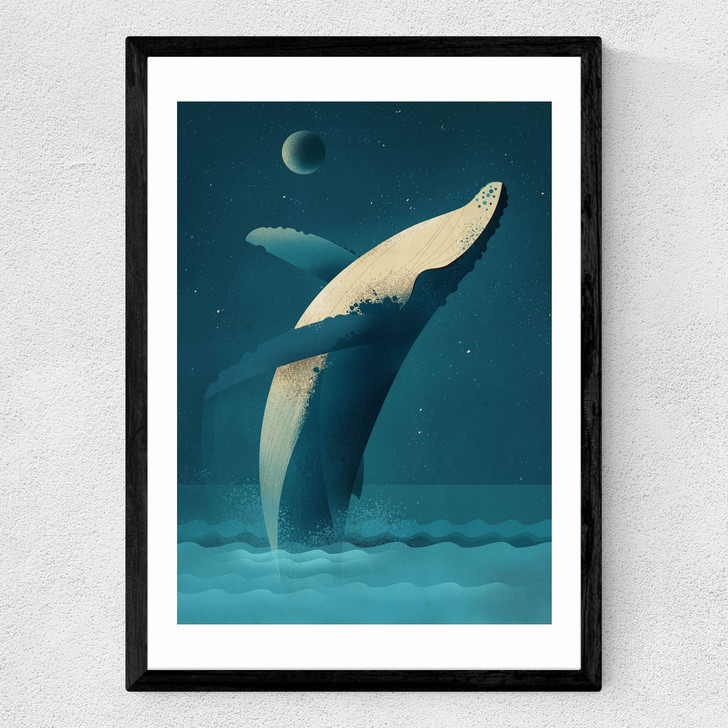 Humpback Whale Medium Black Frame Humpback Whale Medium Black Frame