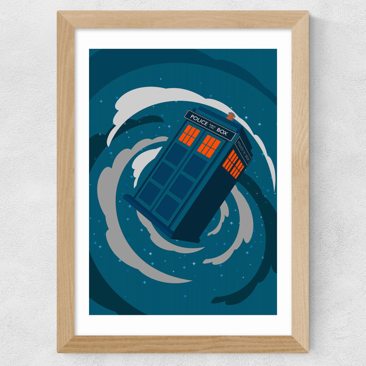 Dr. Who Wide Oak Frame Dr. Who Wide Oak Frame