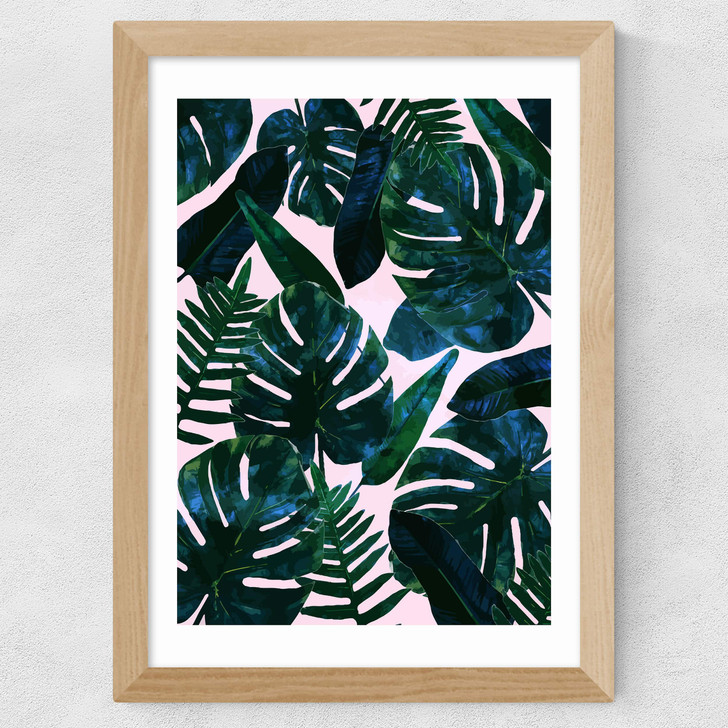 Leaves Wide Oak Frame